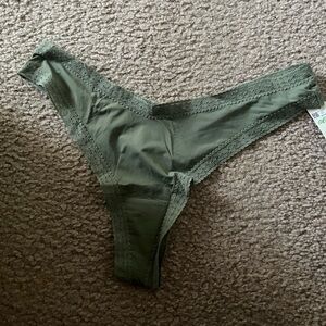 Lace Trim Thong